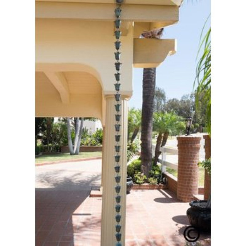 MonarchRainChains Tulip Rain Chain Wayfair